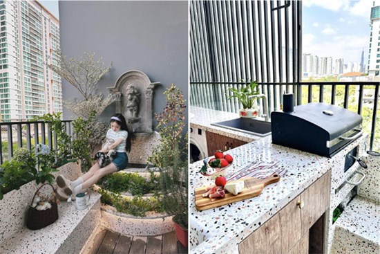 Một chiếc ban công chung cư cực chill, chỉ 13m2 mà 