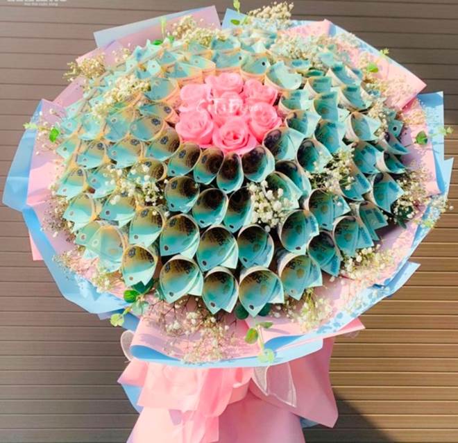 Những bó hoa Valentine siêu độc lạ: Không chỉ ăn được mà còn tiêu được-10