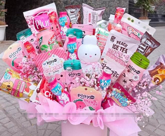Những bó hoa Valentine siêu độc lạ: Không chỉ ăn được mà còn tiêu được-4