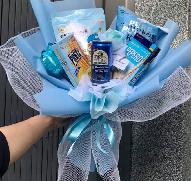 Những bó hoa Valentine siêu độc lạ: Không chỉ ăn được mà còn tiêu được-5