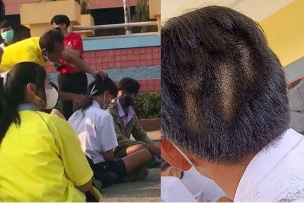 Giáo viên Thái Lan cắt tóc 100 học sinh để trừng phạt-1
