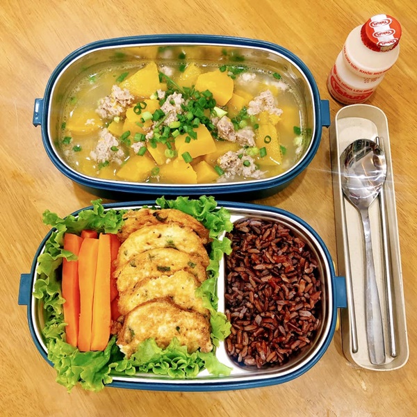 Gái đảm nấu cơm hộp mang&nbsp;đi ăn trưa, cả tháng không trùng món, vừa tiết kiệm lại đầy đủ dinh dưỡng-6