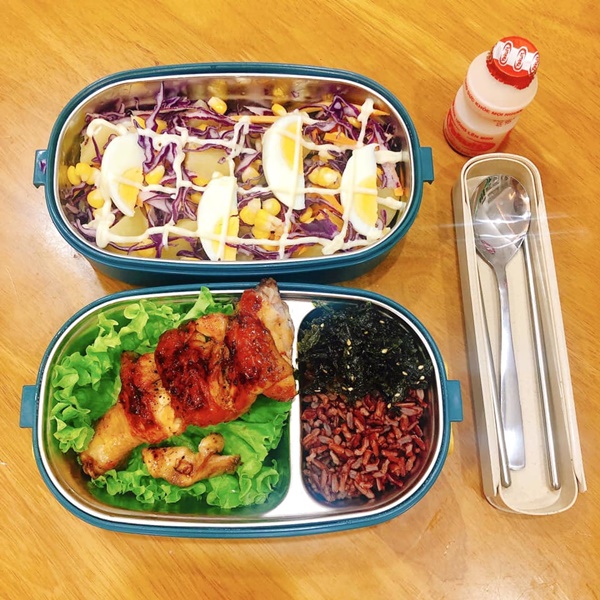 Gái đảm nấu cơm hộp mang đi ăn trưa, cả tháng không trùng món, vừa tiết kiệm lại đầy đủ dinh dưỡng-7