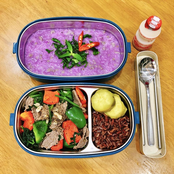 Gái đảm nấu cơm hộp mang&nbsp;đi ăn trưa, cả tháng không trùng món, vừa tiết kiệm lại đầy đủ dinh dưỡng-16