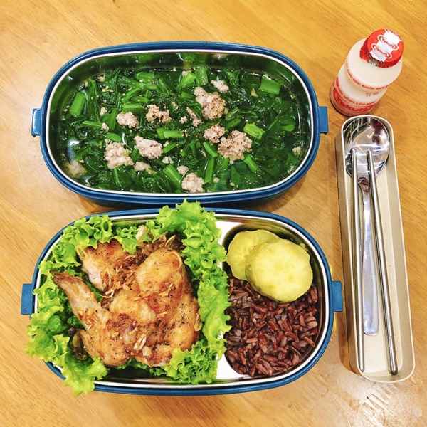 Gái đảm nấu cơm hộp mang đi ăn trưa, cả tháng không trùng món, vừa tiết kiệm lại đầy đủ dinh dưỡng-19