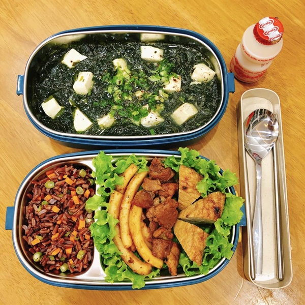 Gái đảm nấu cơm hộp mang&nbsp;đi ăn trưa, cả tháng không trùng món, vừa tiết kiệm lại đầy đủ dinh dưỡng-20