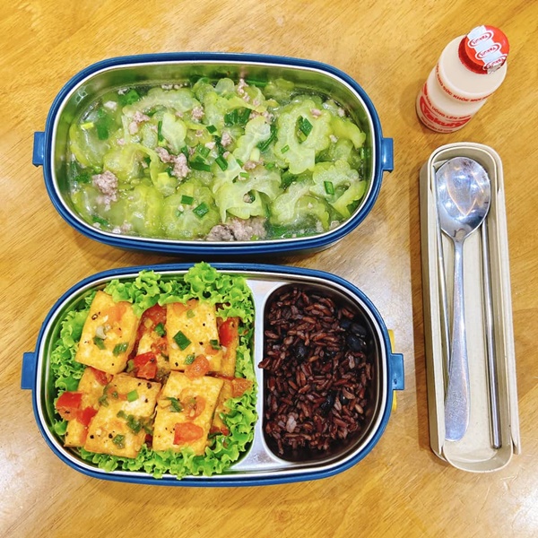 Gái đảm nấu cơm hộp mang đi ăn trưa, cả tháng không trùng món, vừa tiết kiệm lại đầy đủ dinh dưỡng-23