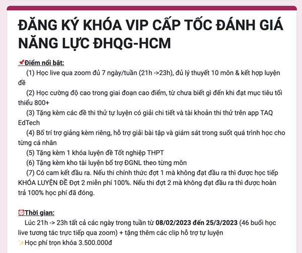 Chi tiền ôn tập 10 môn để kịp thi đánh giá năng lực-4