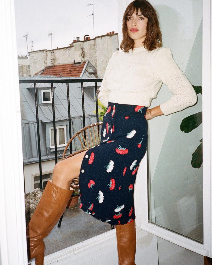 10 cách diện chân váy dài sang trọng của phụ nữ Pháp-2