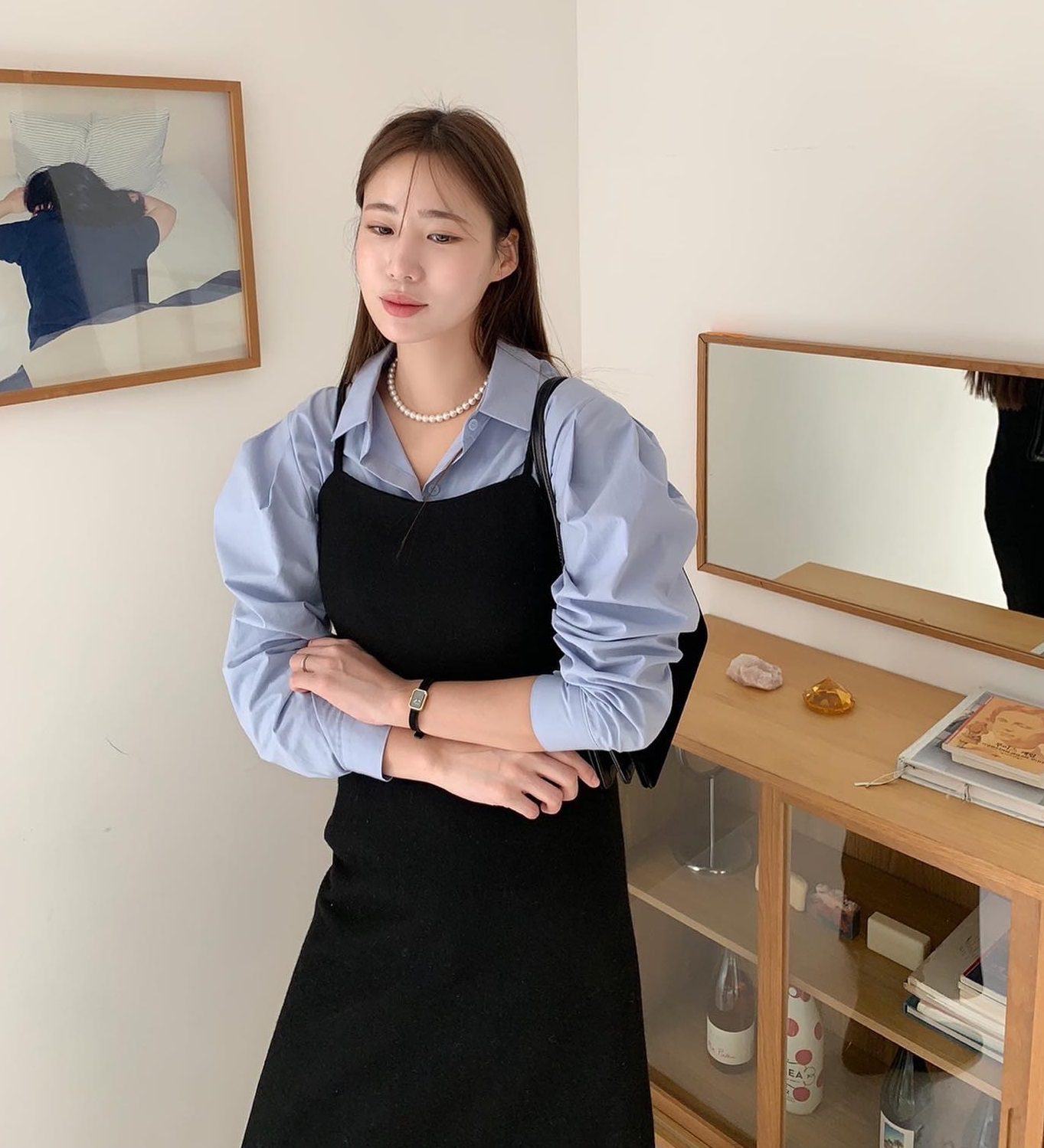 Diện áo sơ mi dài tay theo 10 cách chuẩn không khí mùa xuân-10