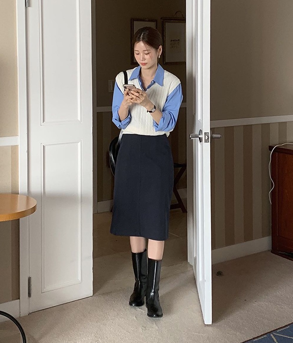 Diện áo sơ mi dài tay theo 10 cách chuẩn không khí mùa xuân-3