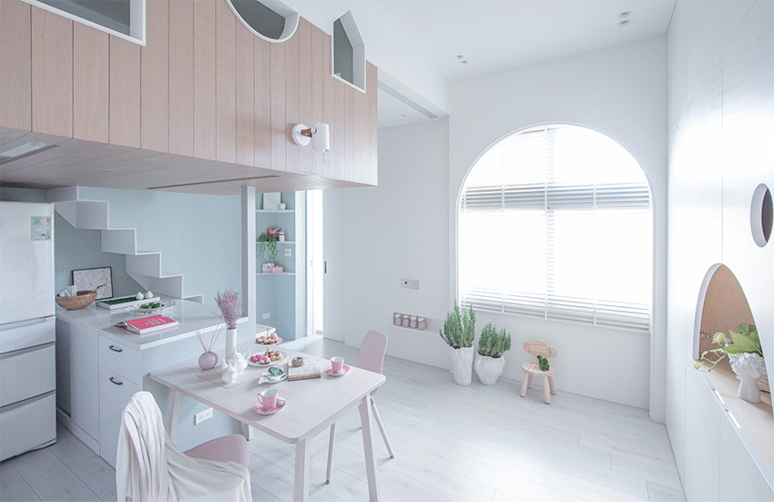 Căn hộ 15m² có thiết kế bí mật giúp gia đình 3 người sống thoải mái-3