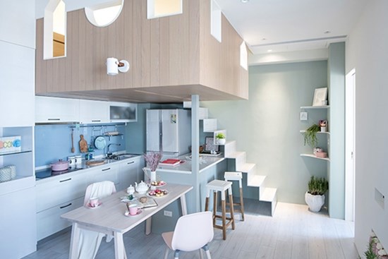Căn hộ 15m² có thiết kế 