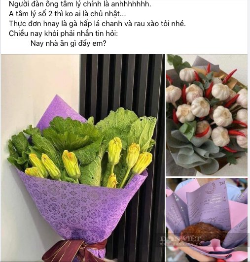 Té ngửa với những bó hoa tỏi ớt, hoa gà lá chanh”, socola của quý chúc mừng ngày valentine 14/2-1