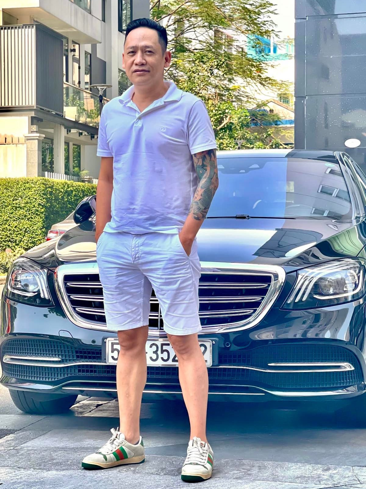 Mercedes S450 hơn 5 tỷ của ca sĩ Duy Mạnh bốc cháy trong đêm-3