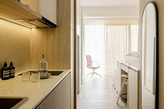 Căn hộ mini chỉ 25m² gây nghiện với lối thiết kế thông minh, siêu tiện lợi