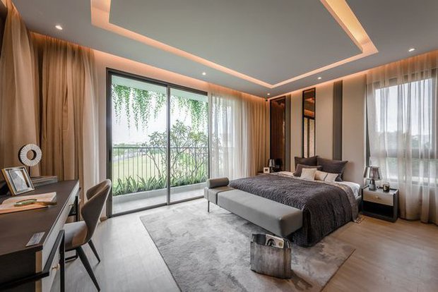Biệt thự hơn 300m2, tốn gần 8 tỷ với thiết kế sang trọng, view có hồ có vườn thoáng mát-8
