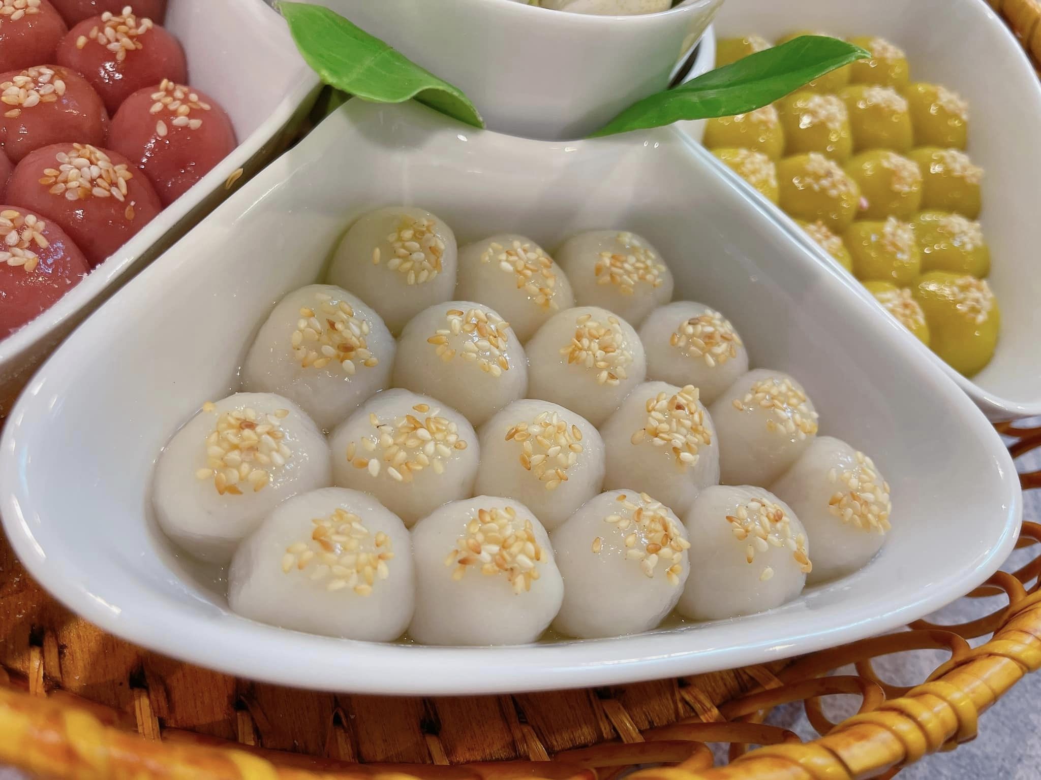 Hơn 1 tháng nữa mới đến Tết Hàn thực, chị em đã khoe ảnh bánh trôi ngũ sắc rần rần mạng xã hội-1