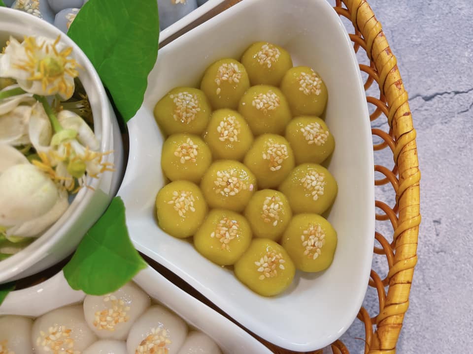 Hơn 1 tháng nữa mới đến Tết Hàn thực, chị em đã khoe ảnh bánh trôi ngũ sắc rần rần mạng xã hội-3