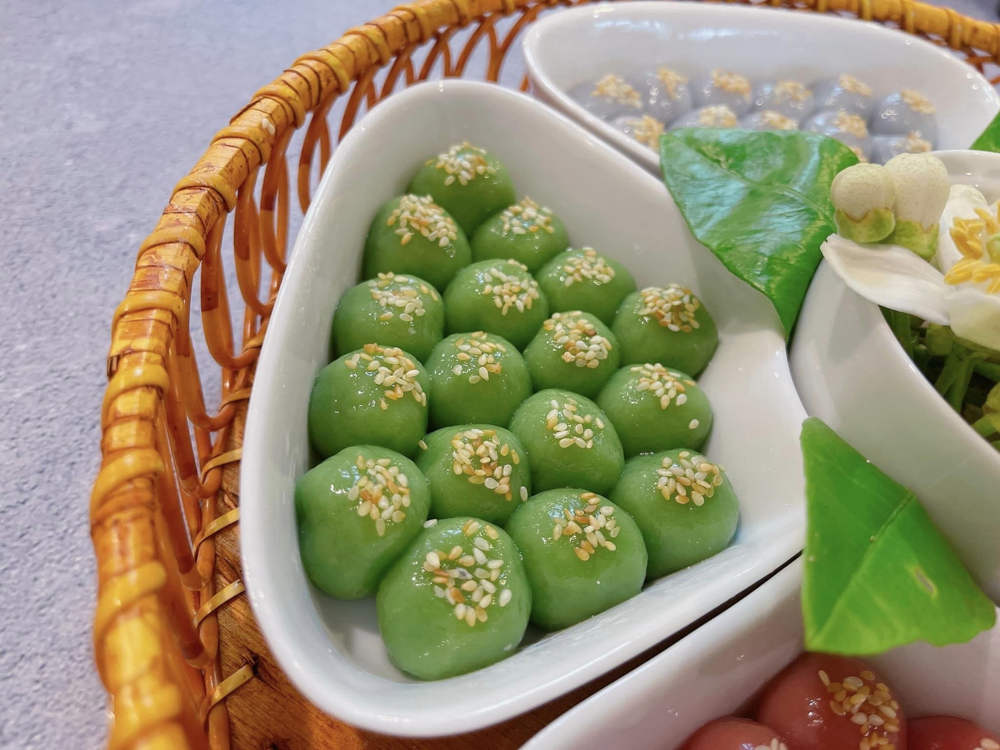 Hơn 1 tháng nữa mới đến Tết Hàn thực, chị em đã khoe ảnh bánh trôi ngũ sắc rần rần mạng xã hội-4