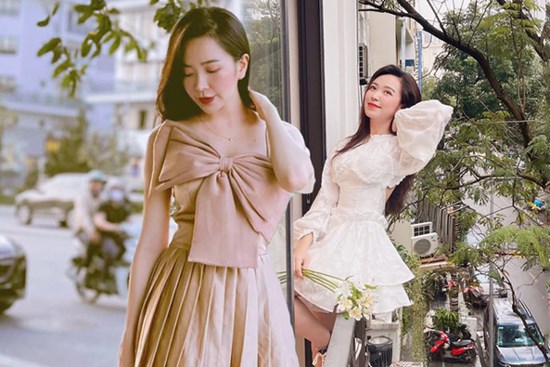 Phong cách thời trang ngọt ngào của nữ chính 