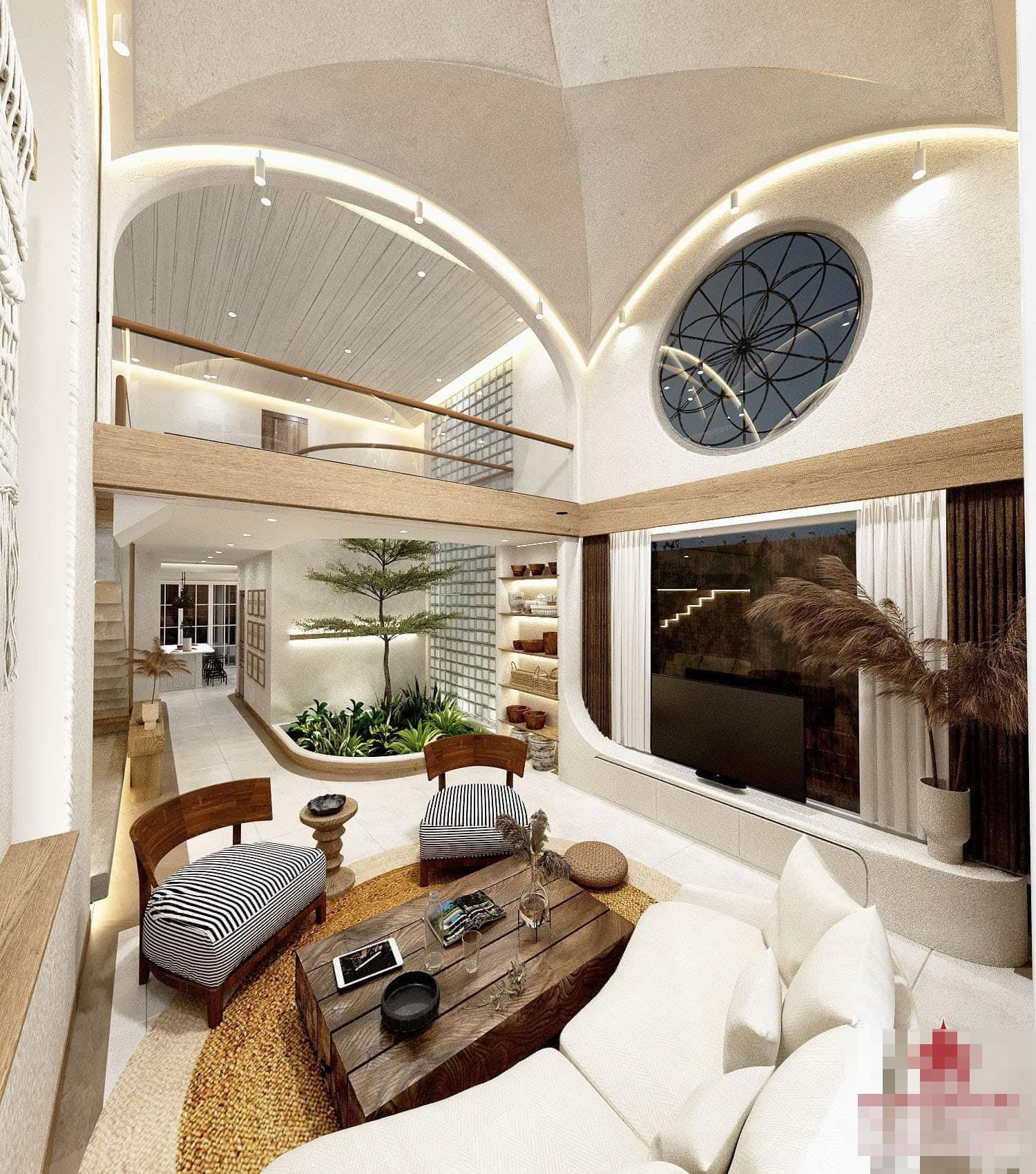 Ngôi nhà trắng tinh khôi, ngỡ như lạc vào thế giới điện ảnh Hollywood-1