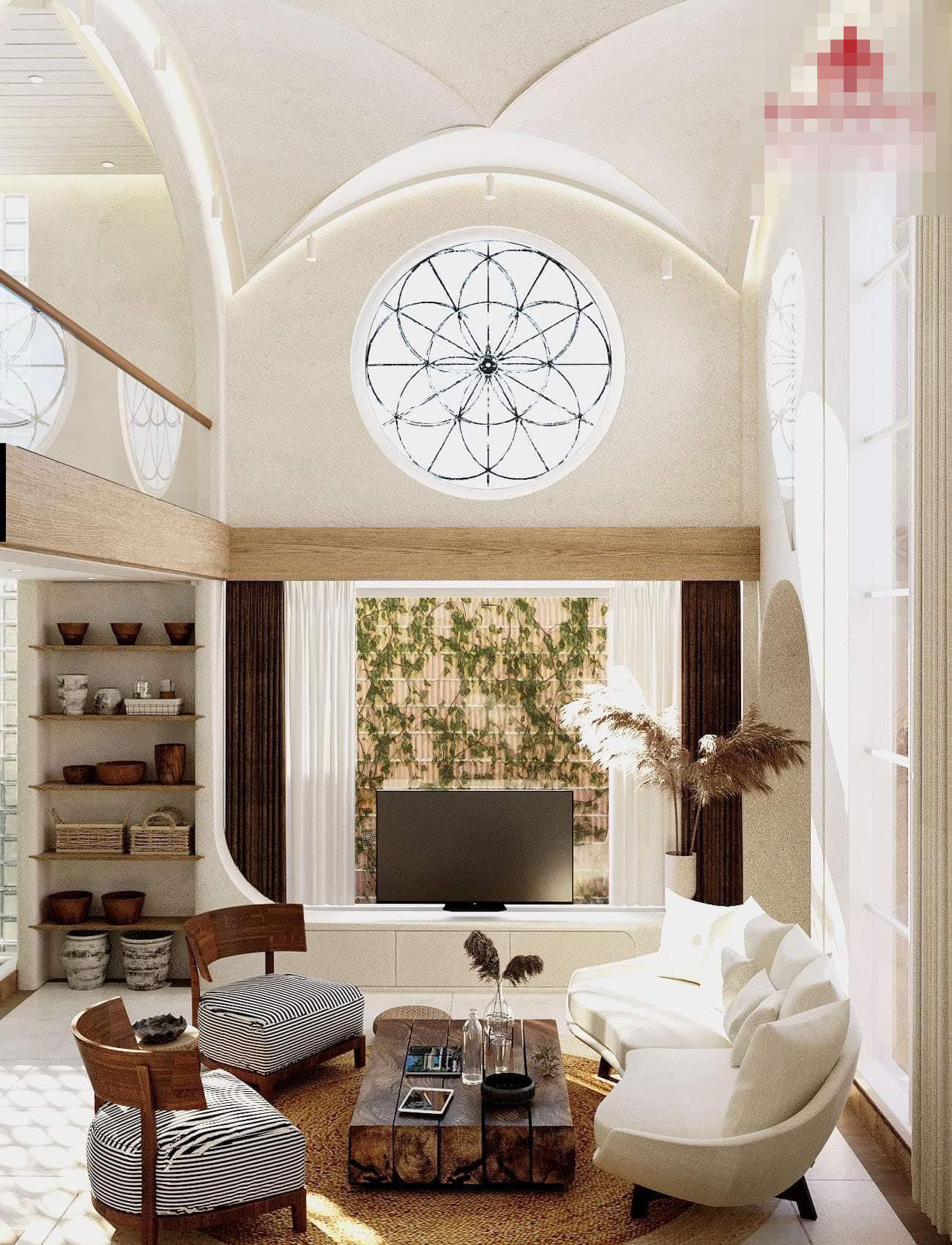 Ngôi nhà trắng tinh khôi, ngỡ như lạc vào thế giới điện ảnh Hollywood-2