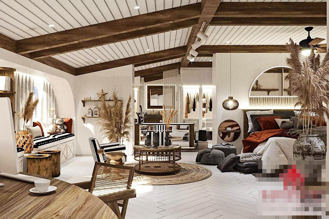 Ngôi nhà trắng tinh khôi, ngỡ như lạc vào thế giới điện ảnh Hollywood-10