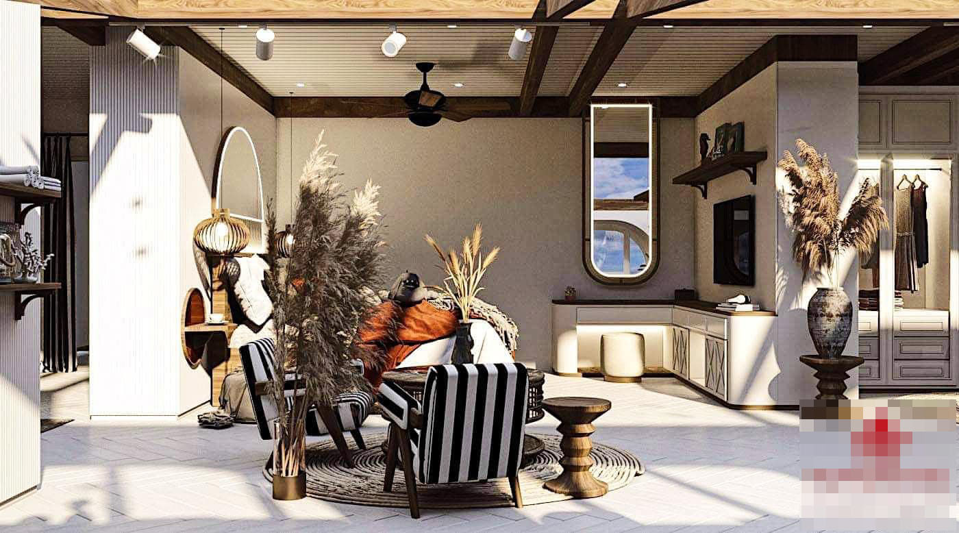 Ngôi nhà trắng tinh khôi, ngỡ như lạc vào thế giới điện ảnh Hollywood-13