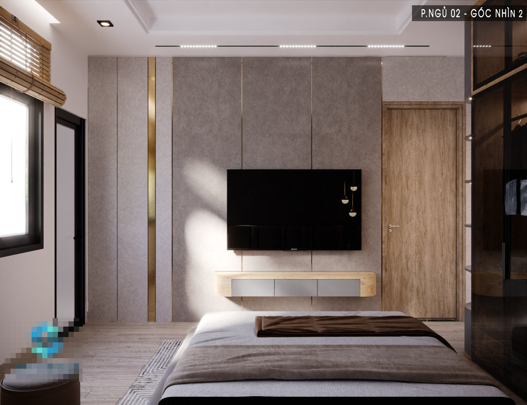 Mẫu nhà phố 3 tầng hiện đại, tích hợp vườn treo chan hòa ánh sáng-6