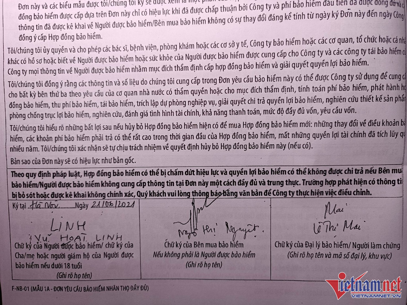 Gửi tiết kiệm biến thành mua bảo hiểm: Lộ hợp đồng giả mạo chữ ký, sai sự thật-3