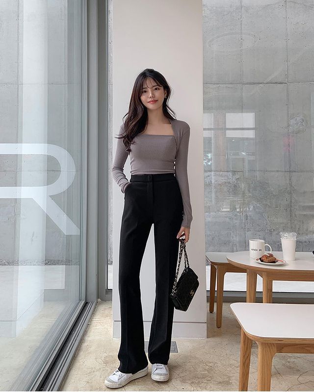 2 kiểu quần giúp nàng công sở Hàn hack chiều cao-6