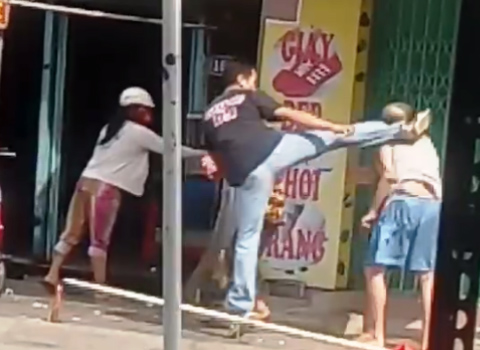 Con đánh cha ruột 103 tuổi bị thương-1