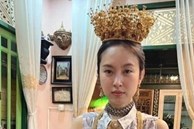Hoa hậu chuyển giới đẹp nhất Thái Lan đội vương miện vàng ở lễ cưới