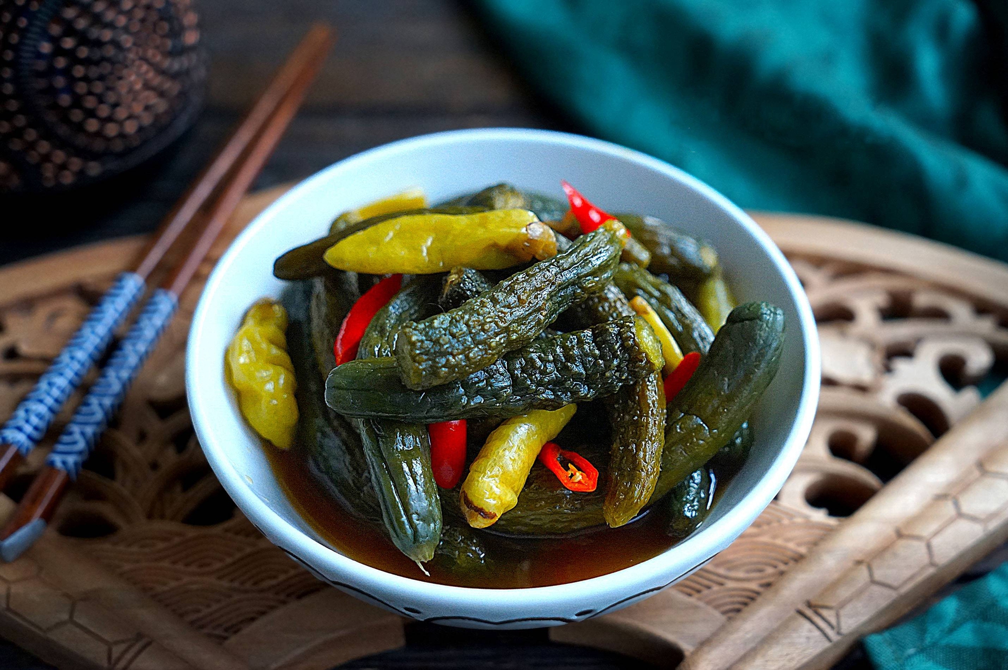 Dưa chuột muối: Chua cay ngon ngất ngây-11