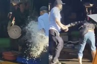 Xôn xao clip chị bán cá và ban quản lý 'hỗn chiến' giữa chợ