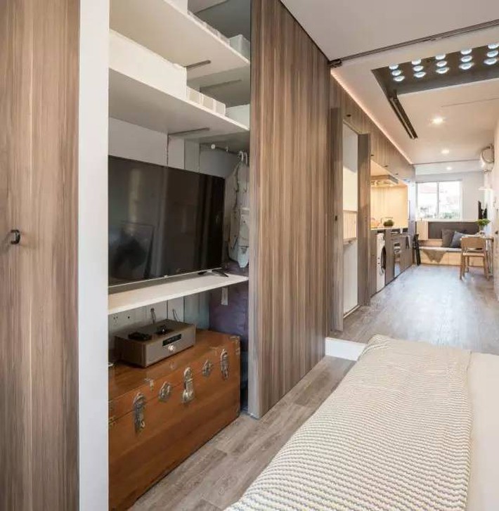 Vợ chồng trẻ cải tạo nhà tập thể cũ 37m² thành tổ ấm sang chảnh-5