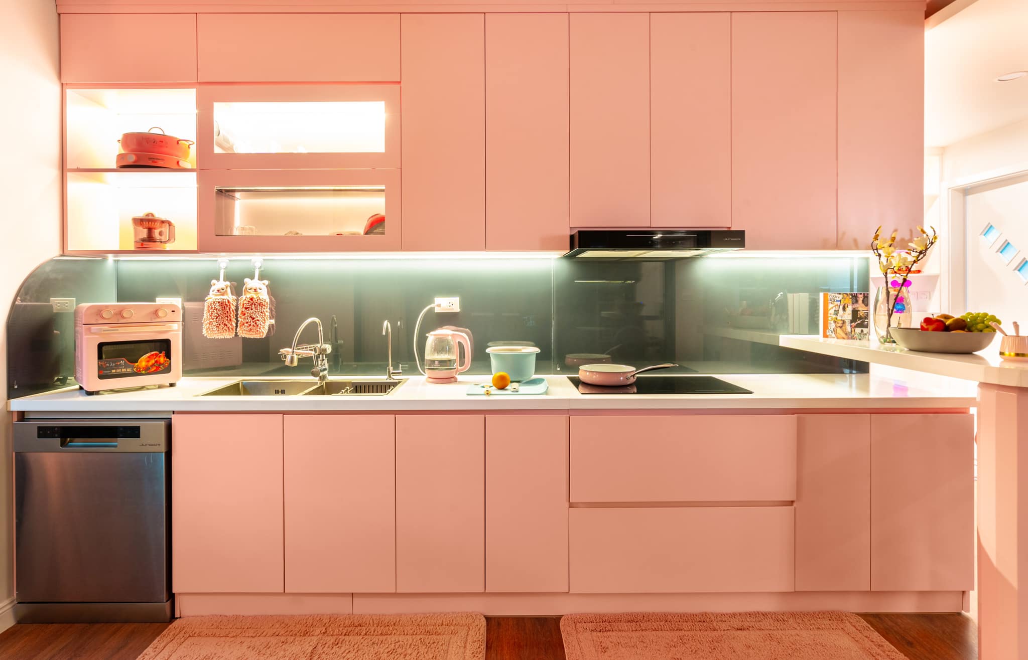 Đốn tim không gian sống siêu đẹp cho người yêu thích màu hồng, góc nào cũng khéo léo mà không lo sến-2