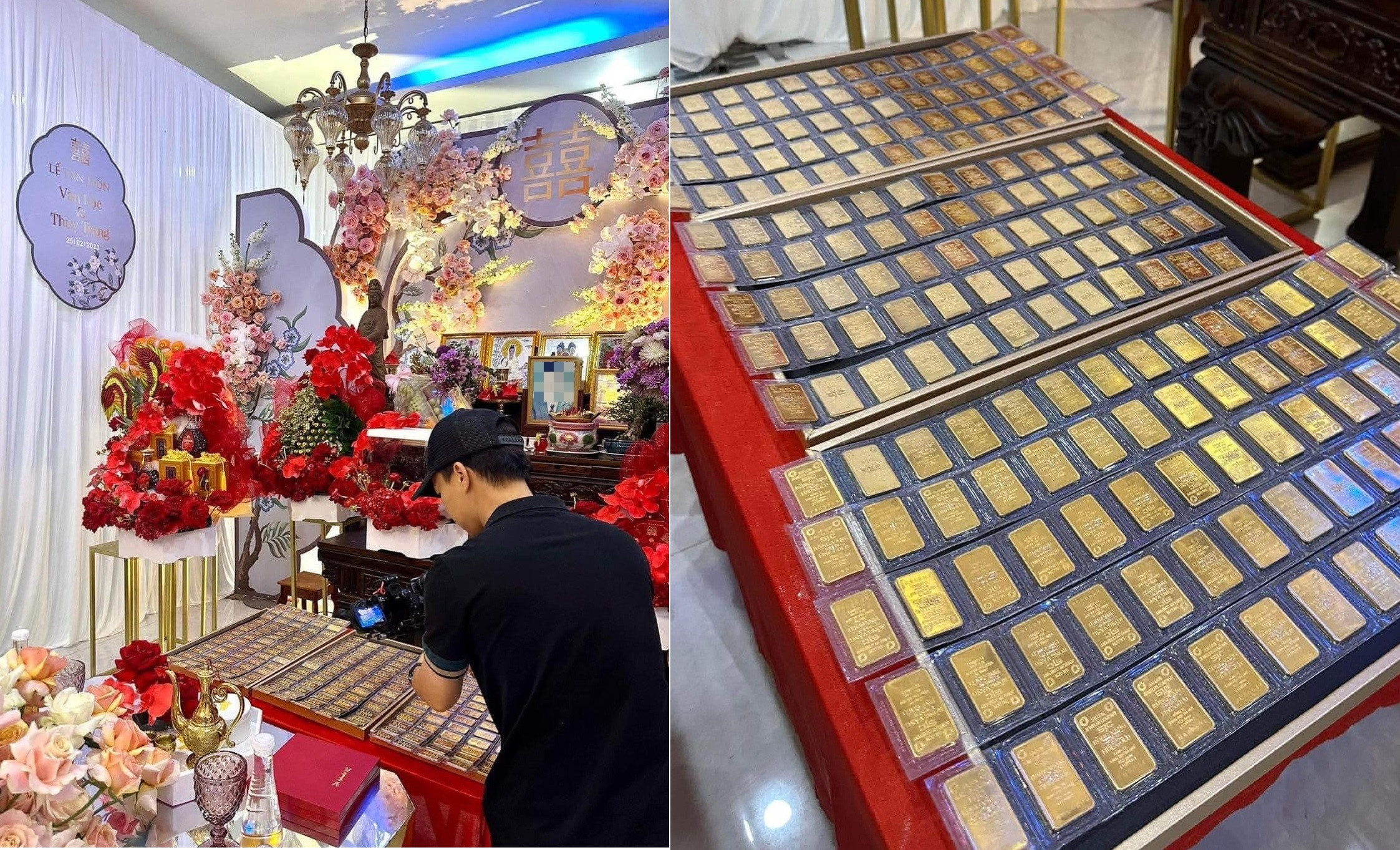 Những cô dâu nhận quà cưới siêu khủng hàng trăm cây vàng, hàng chục sổ đỏ-1