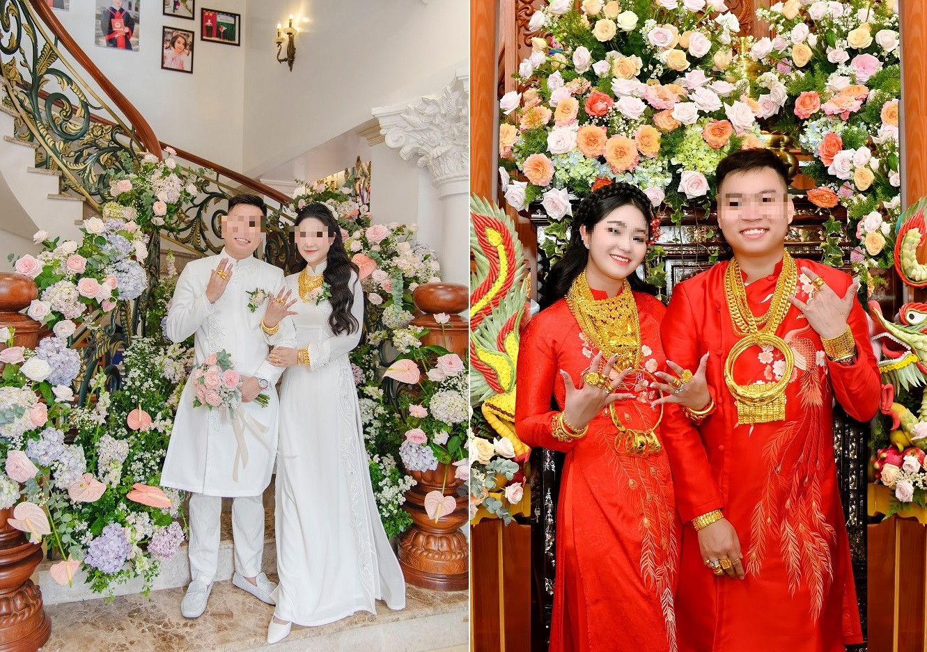 Những cô dâu nhận quà cưới siêu khủng hàng trăm cây vàng, hàng chục sổ đỏ-4