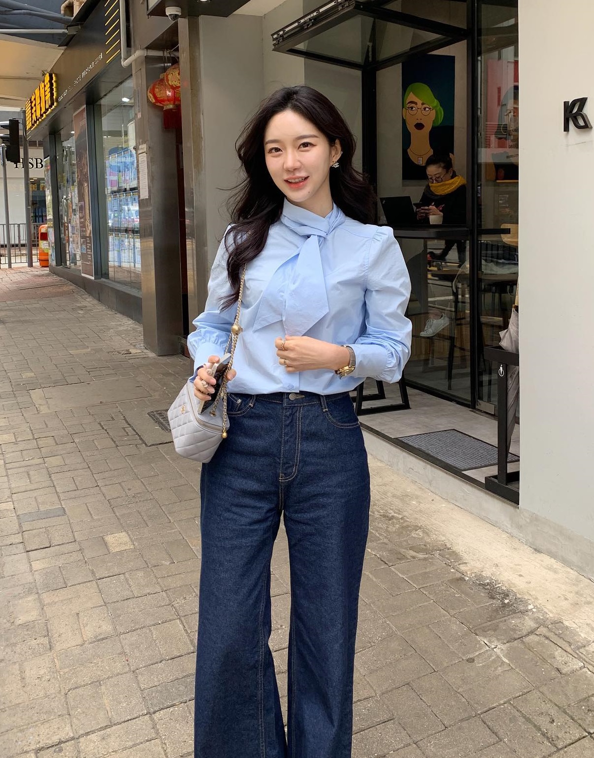 10 công thức diện quần jeans chuẩn thanh lịch cho nàng công sở-4