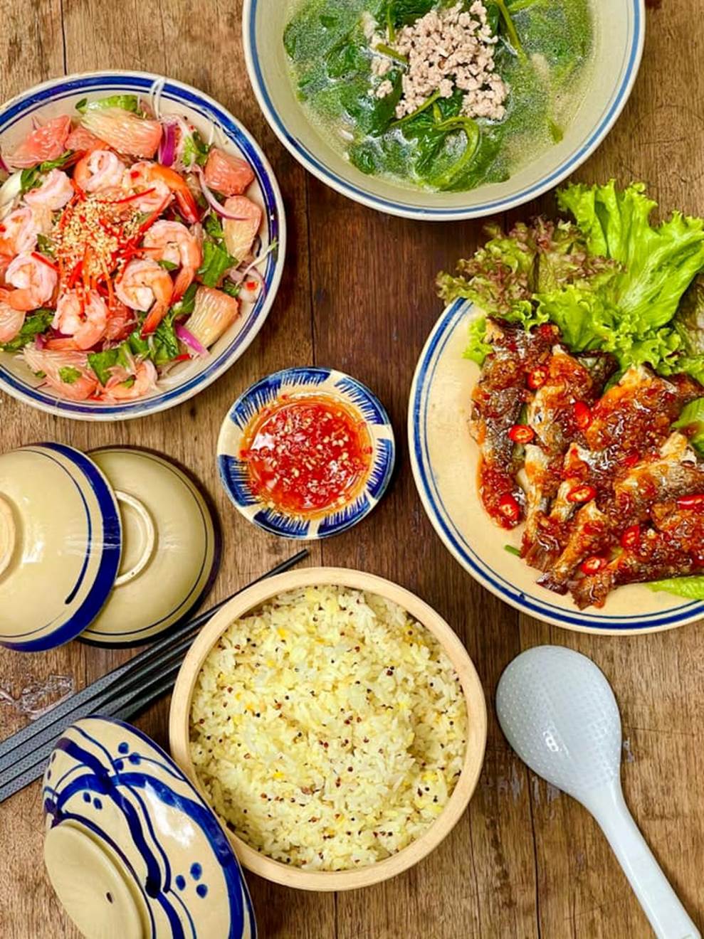 Mẹ đảm khoe cơm hàng ngày ngon, trung bình mỗi bữa 100k ai cũng phải thèm-15