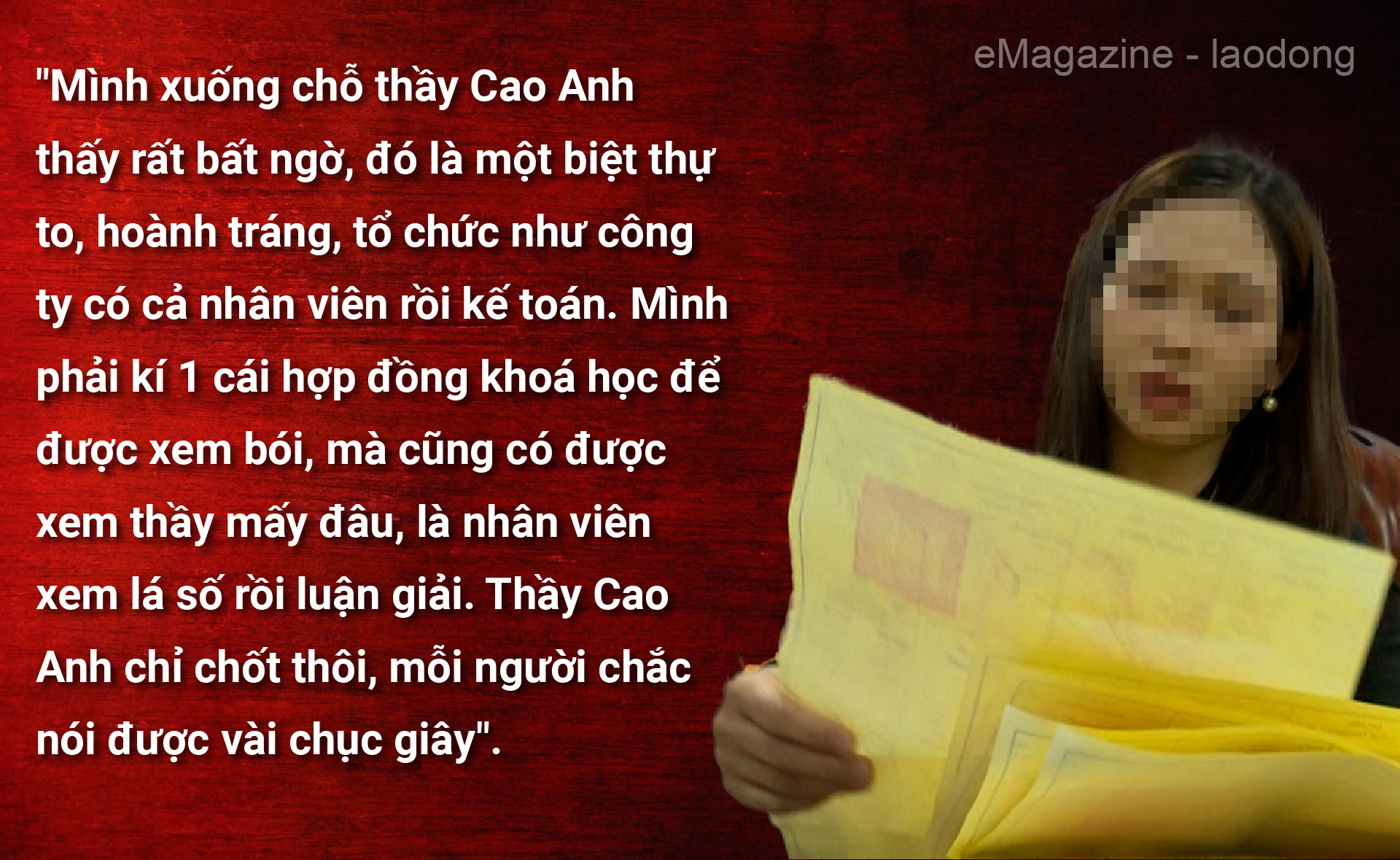 Mất hàng trăm triệu đồng cho thầy Cao Anh bắt ma - Các nạn nhân lên tiếng-7