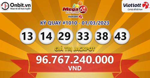 Hai vé số Vietlott cùng trúng giải Jackpot hơn 96,7 tỉ đồng-1