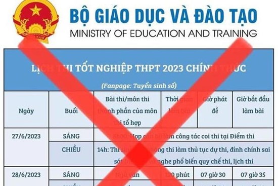 Kỳ thi tốt nghiệp THPT năm 2023: Bộ GD&ĐT chưa công bố lịch thi chi tiết từng ngày