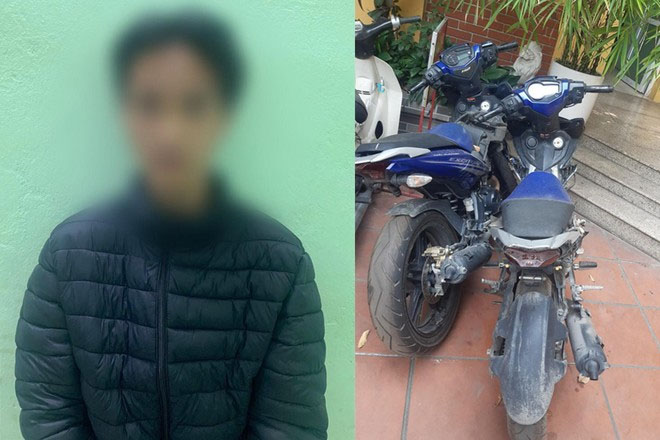 Gã trai trộm xe máy lên mạng đăng bán, gặp đúng chủ xe hỏi địa chỉ rồi báo công an đến bắt-1