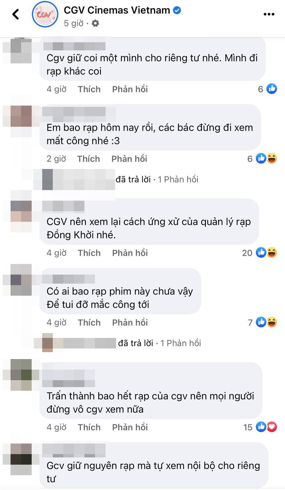 Vừa lên tiếng giải thích vụ Trấn Thành, cụm rạp CGV đã hứng ngay cơn bão nghiêm trọng-3