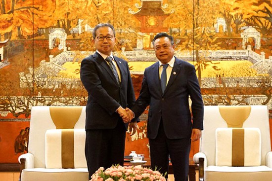 Chủ tịch UBND Thành phố Trần Sỹ Thanh tiếp Đại sứ Nhật Bản