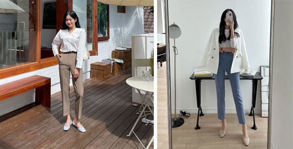 Kết hợp quần âu ống đứng với 5 kiểu áo để hack tuổi-1