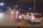 Video trước lúc ô tô tải tông xe máy khiến 3 mẹ con tử vong khi đến trường-2